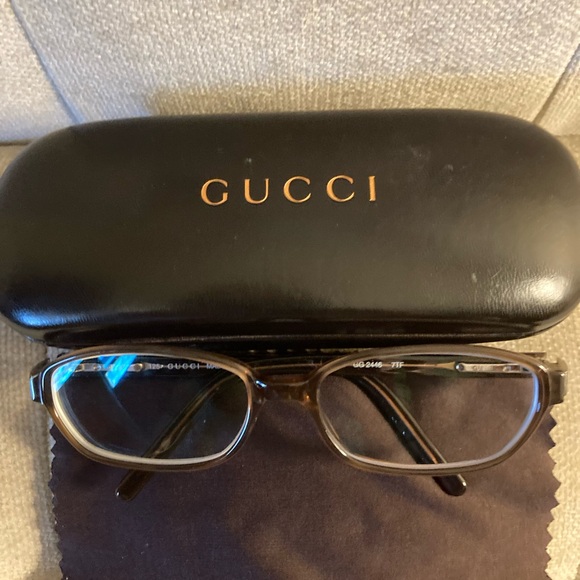 Gucci Prescription Glasses/Case and Cloth - Picture 8 of 17